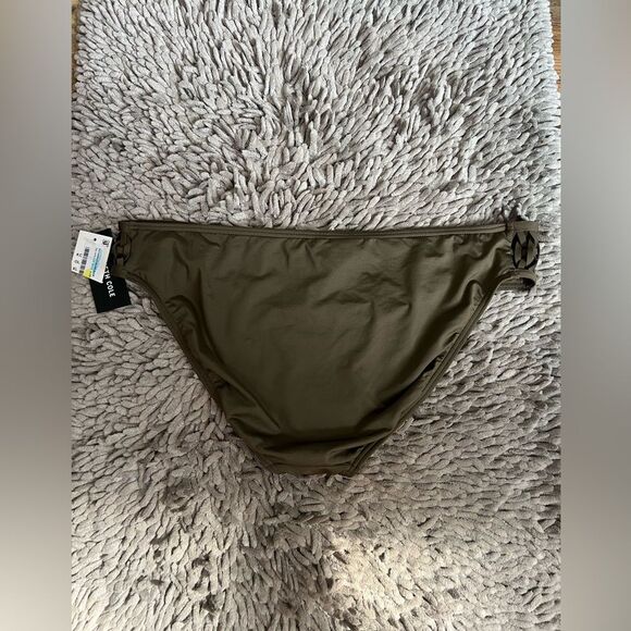 4/$25 Kenneth Cole olive green the hipster bathing suit bottom XL Beach travel - Picture 2 of 5